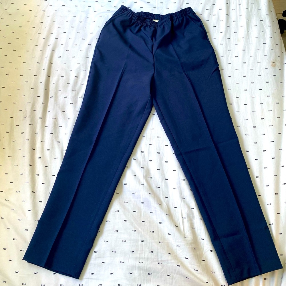 Dark Blue Straight leg pants